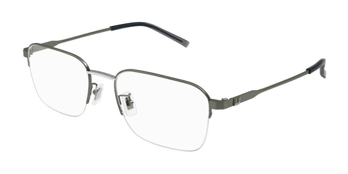Image of Dunhill DU0067OA Formato Asiático 006 Óculos de Grau Cinzas Masculino BRLPT