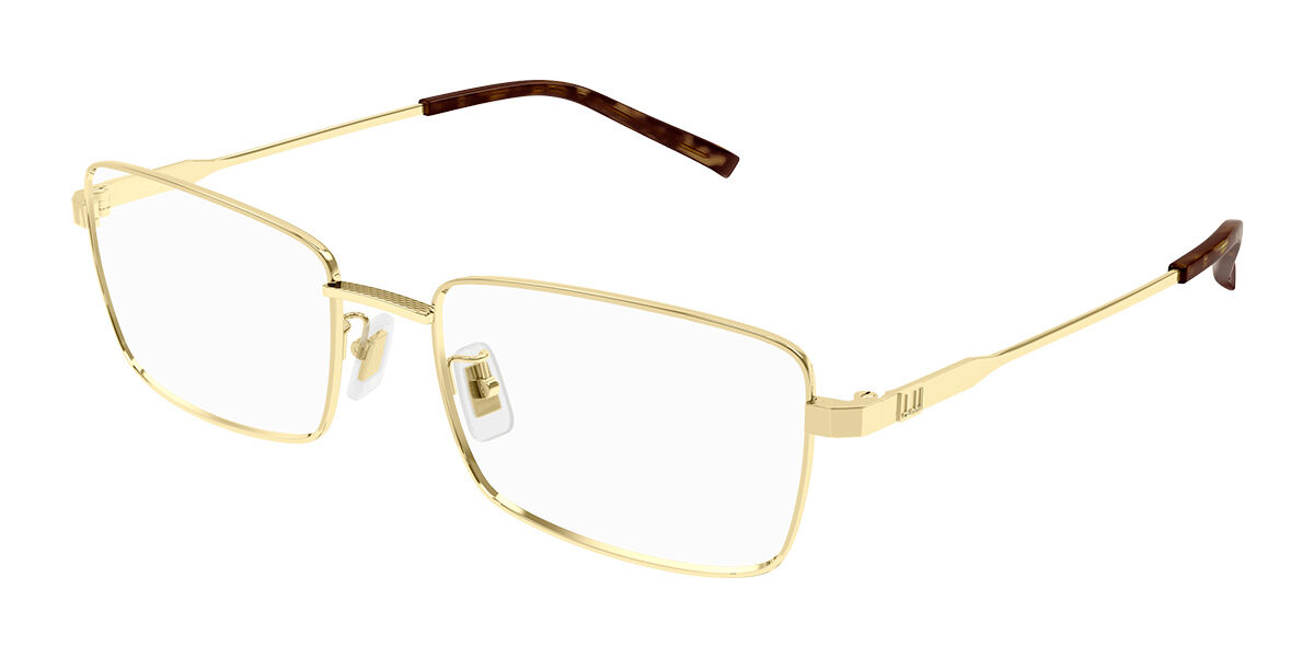 Image of Dunhill DU0068OA Formato Asiático 003 Óculos de Grau Dourados Masculino BRLPT