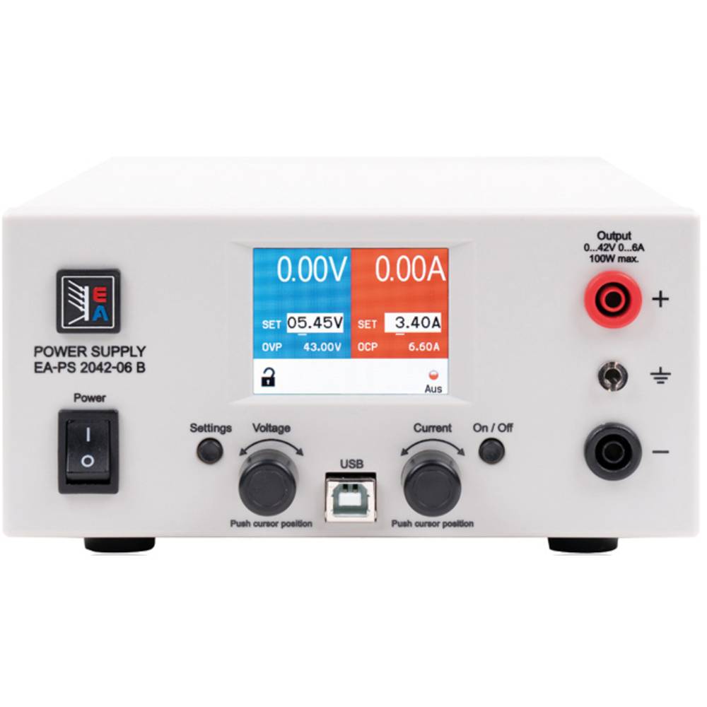 Image of EA Elektro Automatik EA-PS 2042-20B Bench PSU (adjustable voltage) 0 - 42 V DC 0 - 20 A 320 W USB remote controlled No