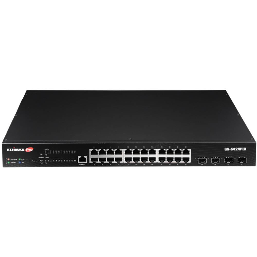 Image of EDIMAX GS-5424PLX Network switch 24 + 4 ports 10 / 100 / 1000 MBit/s PoE