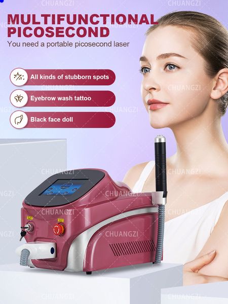 Image of EN 804783522 new red efficient safe portable version rf equipment new q-switched nd yga laser tattoo removal skin second beauty device