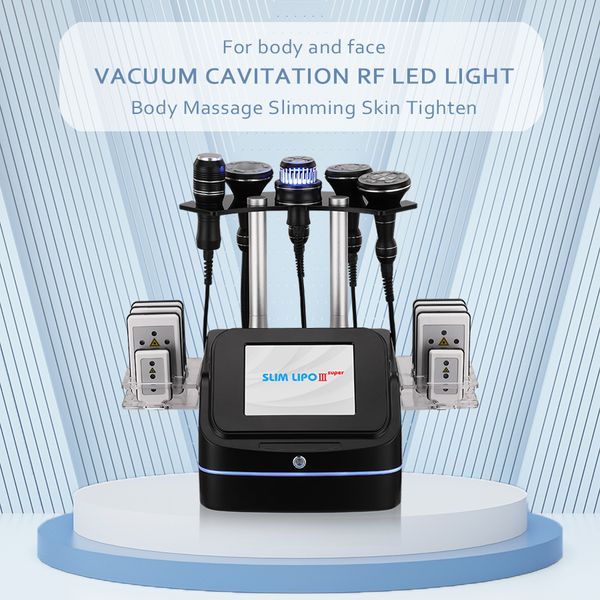 Image of EN 817567607 cavi lipo laser body shaping cellulite reduction device liposuction cavitation vacuum rf led bio light skin rejuvenation