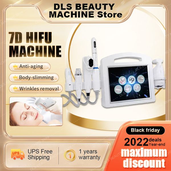 Image of ENH 766609888 5in1 hifu machine other beauty equipment face lifting 12 lines 4d hifu smas vaginal vmax wrinkle removal for woman