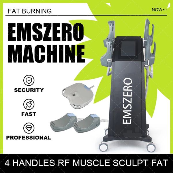Image of ENH 800269354 dls-emslim machine beauty equipment with 2/4/5 rf handles 14 tesla hi-emt emszero neo muscle sculpting electromagnetic stimulator rf 5000w