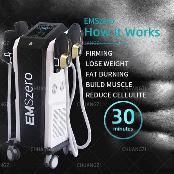 Image of ENH 804801053 13 tesla neo dls-emslim slimming machine 5000w 4 handles rf emszero hi-emt nova body sculpt ems muscle stimulation equipment