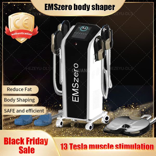 Image of ENH 811324118 black friday special new look slimming neo dls-emslim rf fat burning shaping beauty equipment 13 tesla electromagnetic muscle stimulator mac
