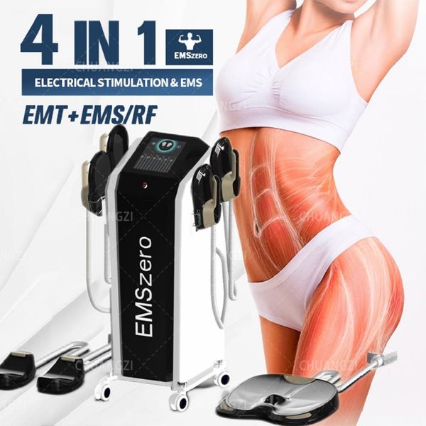 Image of ENH 840419645 powerful 4 handles gold ems neo electromagnetic body machine slimming ems muscle stimulate fat removal body slimming build muscle machine