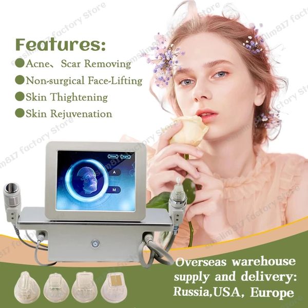 Image of ENH 840650336 2 in 1 radio frequency microneedling with cool hammer high effective microneedle rf gold microneedling multi-functional beauty equipment