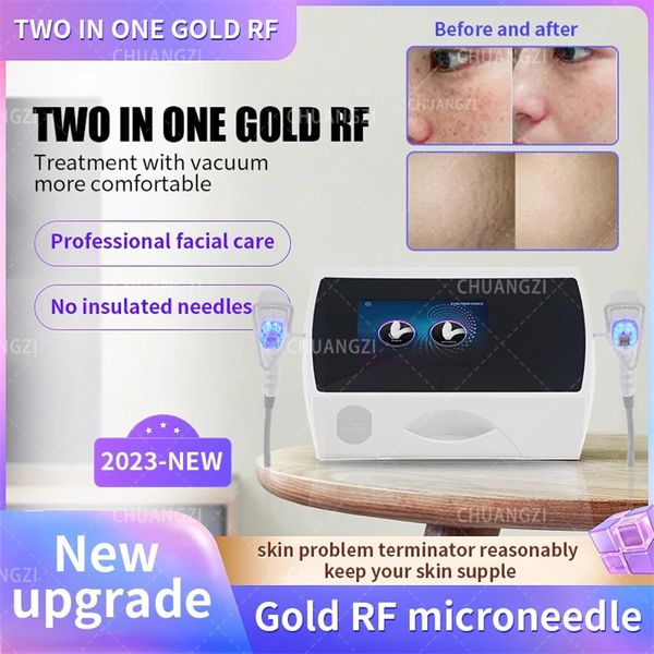 Image of ENH 840994763 other beauty equipment 2-in-1 gold rf microneedle maggie portable beauty instrument anti aging lifting beauty machine