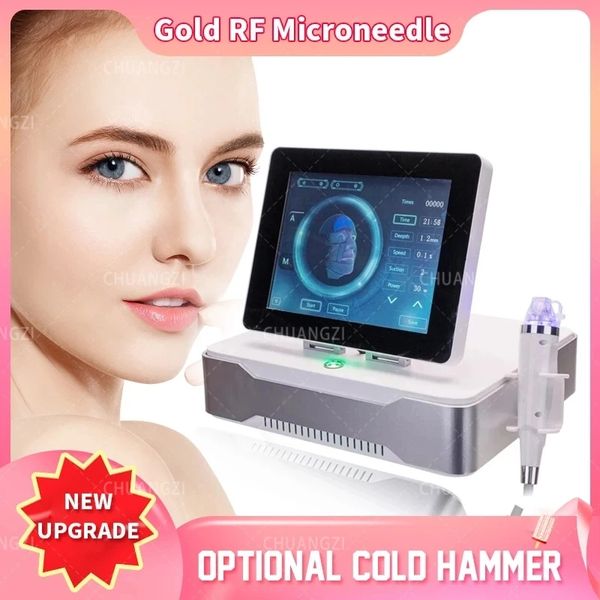 Image of ENH 841010657 other beauty equipment fractional portable gold microneedling microneedle therapy system fractional face treatment anti acne tighting for ma