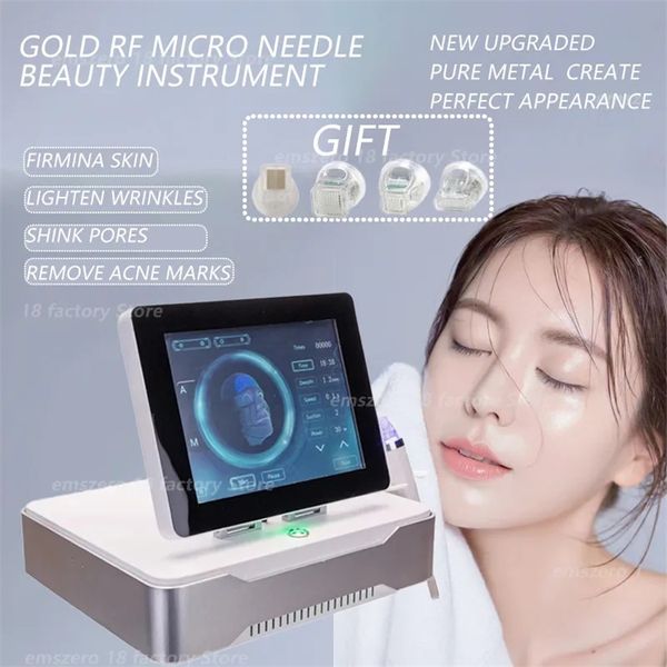 Image of ENH 841012832 other beauty equipment 2023 fractional portable gold microneedling microneedle therapy system fractional face treatment anti acne tighting f