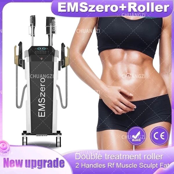 Image of ENH 842329342 rf equipment 2023 new 2 in 1 emszero plus roller equipment 4 handles fat decomposition muscle booster fitness beauty instrument 5000w for gy