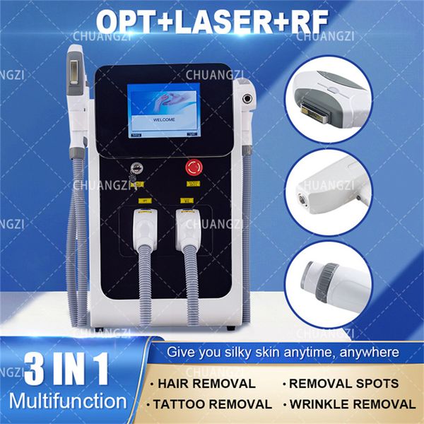 Image of ENH 843419433 laser machine 3 in 1 2023 laser diode 755nm 808nm 1064nm ipl rf nd yag 3 wavelength hair removal therapy skin rejuvenation