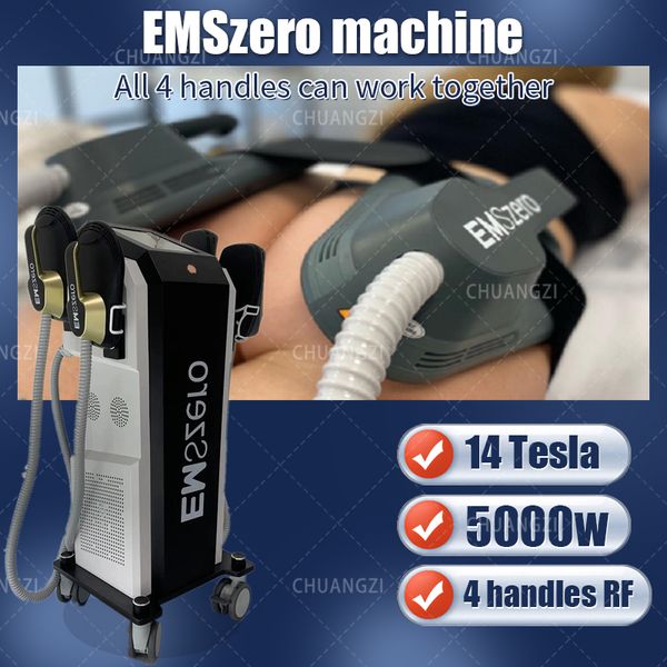 Image of ENH 844530867 2023 new look slimming neo dls-emslim rf fat burning shaping beauty equipment 13 tesla electromagnetic muscle stimulator machine with 2/4/5