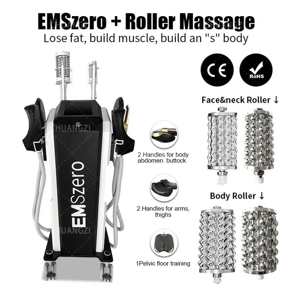 Image of ENH 845734068 2023 new emszero 2 in 1 roller massage lose weight therapy 40k compressive micro vibration vacuum 5d body slimming machine