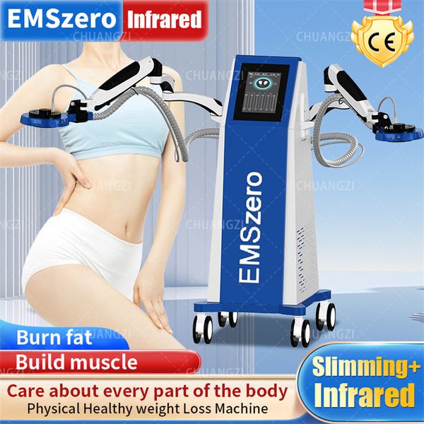 Image of ENH 845752403 rf equipment build muscle emszero fitness slimming infrared body building muscle stimulator gym equipment blue