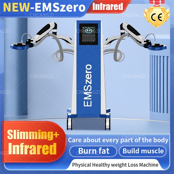 Image of ENH 845997832 other beauty equipment build muscle emszero fitness slimming infrared body building muscle stimulator gym equipment fat remove machine blue