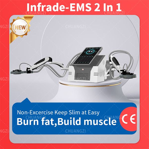 Image of ENH 846077982 other beauty equipment shaping and slimming dls-emslim 2-in-1 infrared emszero fitness body shaping muscle stimulator fat burning machine