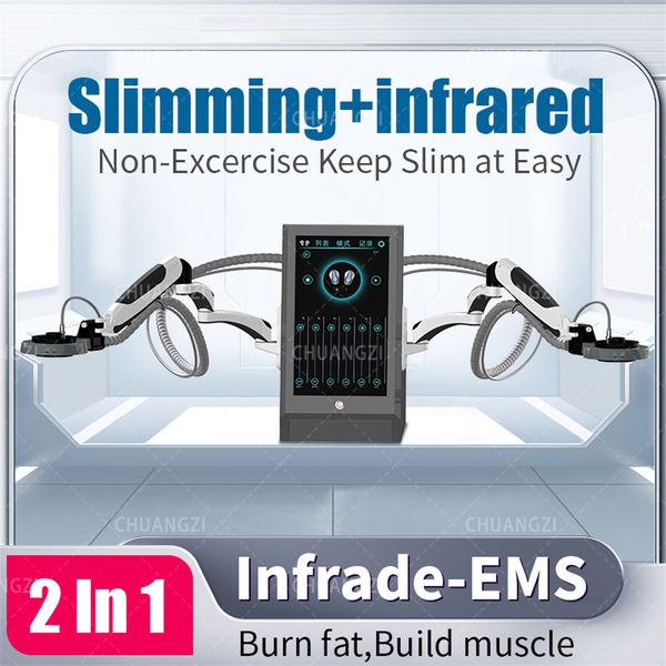 Image of ENH 846156826 other beauty equipment shaping and slimming dls-emslim 2-in-1 infrared emszero fitness body shaping muscle stimulator fat burning painless m