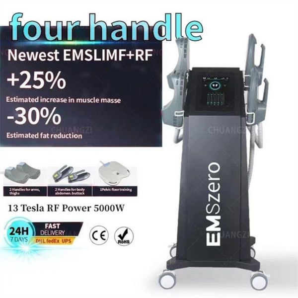 Image of ENH 847127112 new model dlsemslim beauty items reduce fat muscle stimulator body slimming machine 13 tesla 4handles neo emszero machine