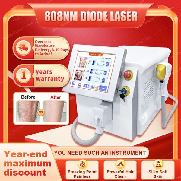 Image of ENH 847800461 beauty items new 808nm platinum diode laser hair removal machine ice 755 808 1064 hair-removal ce certification