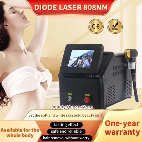 Image of ENH 847801673 laser machine factory price permanent depilation machine 3 wavelength 755 808 1064 diode laser 808nm hair removal machine remove hair laser