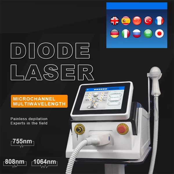 Image of ENH 848580101 other beauty equipment 2000w 808nm diode laser hair removal machine ice platinum 755 808 1064 hair removal laser permanent remove haiir lase