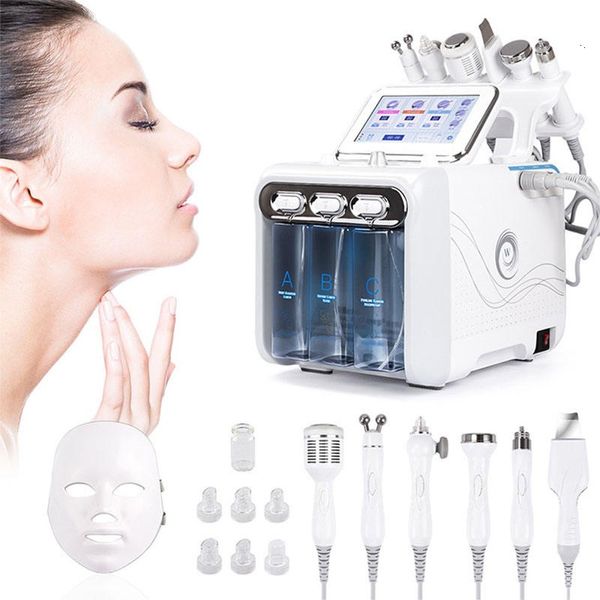 Image of ENH 849896257 hydrodermabrasion hydrafacial face cleaning oxygen jet aqua peeling skin rejuvenation 7 in 1 jet peel facial hydra facials machine for salon