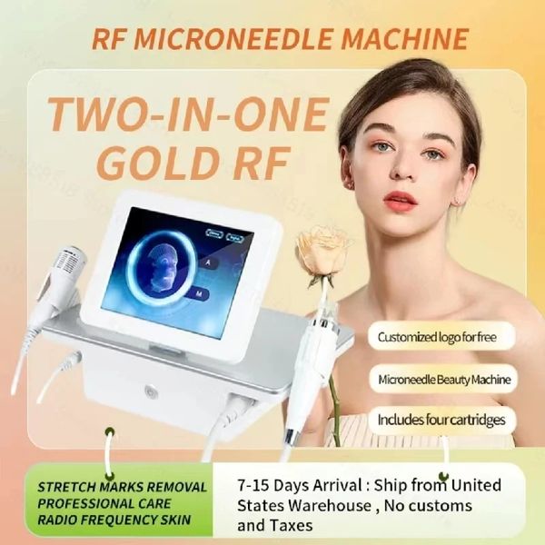 Image of ENH 852205223 microneedle radio frequency machine face lifting anti-aging wrinkle stretch mark removal multi-functional beauty equipment portable