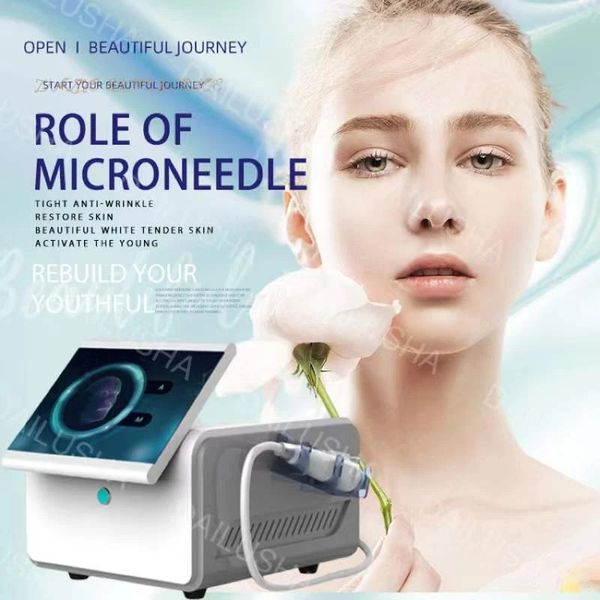 Image of ENH 852810170 multi-functional beauty equipment high grade fractional r-f microneedle face lifting gold micro needle skin rollar acne scar stretch mark re