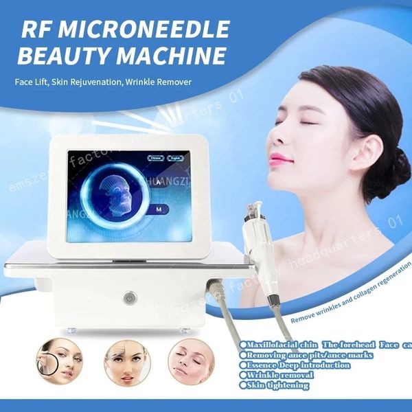 Image of ENH 853456291 multi-functional beauty equipment high-end portable rf facial beauty equipment rf fraction r-f micro-needle machine to remove stretch marks