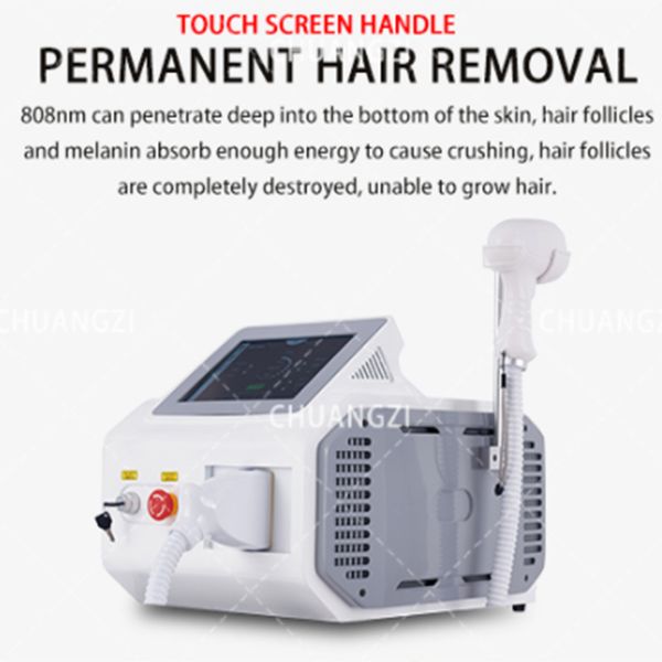 Image of ENH 854882082 professional 808 diode laser hair removal machine high power 2000w ing point painless permanent hair remover