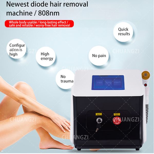 Image of ENH 855092258 2023 808 diode laser hair removal 3 wavelength 755nm 808nm 1064nm diode permanent skin rejuvenation machine