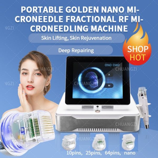 Image of ENH 855143633 2023 most advanced fractional rf microneedle rf fractional cold hammer stretch mark scar acne remove