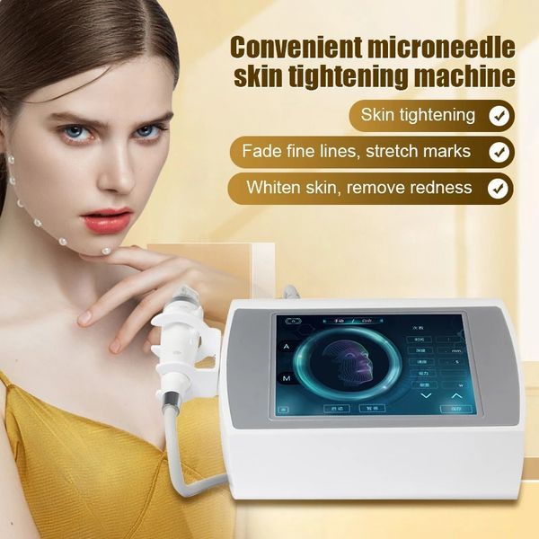 Image of ENH 855362268 other beauty equipment 2023 gold rf skin firming facial lifting microneedle fractional microneedle automatic microneedle treatment system ma