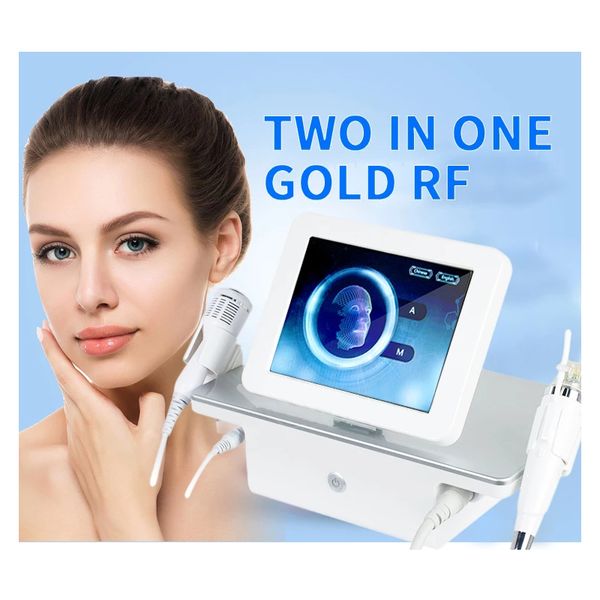 Image of ENH 855362391 2 in 1 fractional rf microneedle machine with cold hammer for skin tightening wrinkle removal rf microneedling