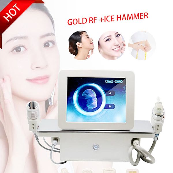 Image of ENH 855377904 portable 2 in 1 cold hammer fractional rf face lifting microneedling machine for wrinkle removal anti aging
