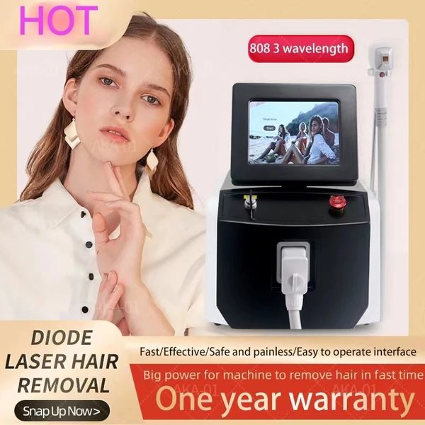 Image of ENH 855570700 laser machine 2000w 808 diode l-ase-r body hair removal machine alexandrite 3 wavelength 755/808/1064nm face hair remove for salon epilator
