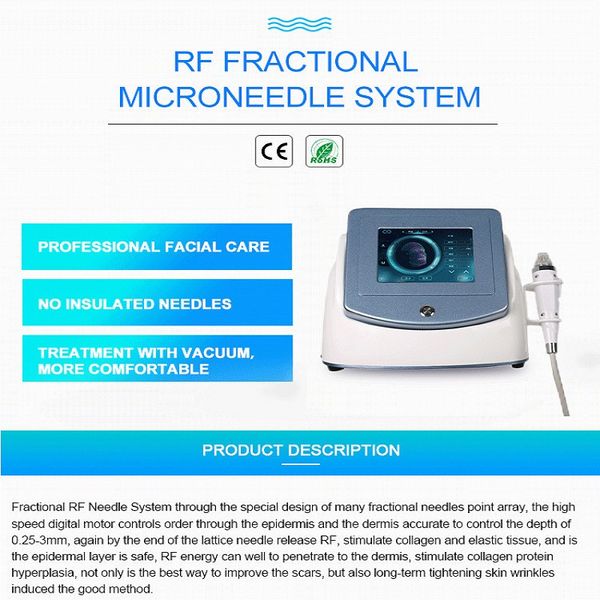 Image of ENH 856007099 2023 rf face acne marks portable skin tightening rejuvenation radiofrequency scars treatment fractional microneedle rf machine