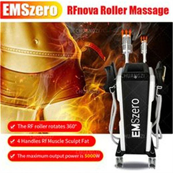 Image of ENH 856230372 emszero muscle massage 7-in-1 fat reducer 14 tesla 6500w ems exercise relaxation on rest machine roller ce certificate 4 handle