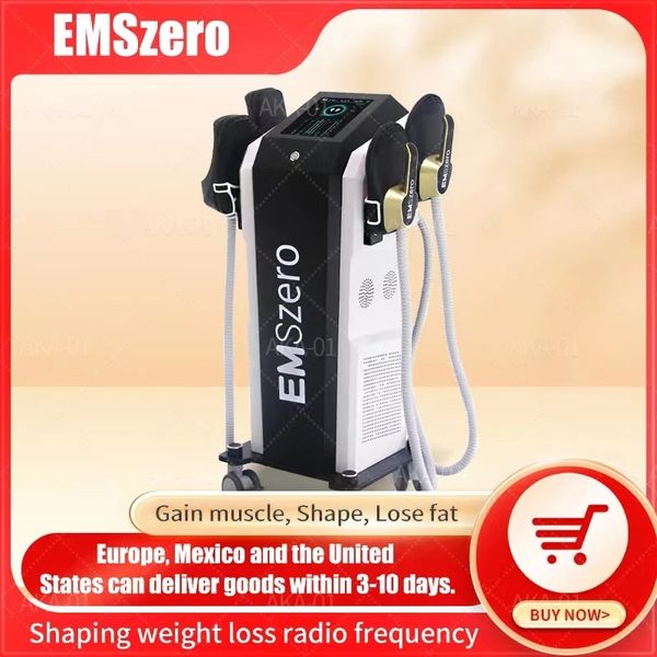 Image of ENH 856724122 rf equipment 2023 update neo dls-emslim neo 14 tesla emszero machine with 4 pcs neo handles with pelvic stimulation pads optional