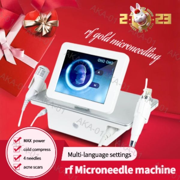 Image of ENH 856742652 multi-functional beauty equipment 2023 gold micro needle machine / radio frequency microneedle r/f fractional r/f fractional r/f microneedle
