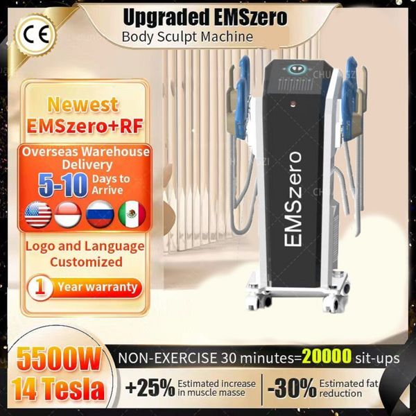 Image of ENH 856954417 ems muscle body sculpting emszero body sculpting machine hi-emt slimming machine 4 rf handles muscle stimulate equipment
