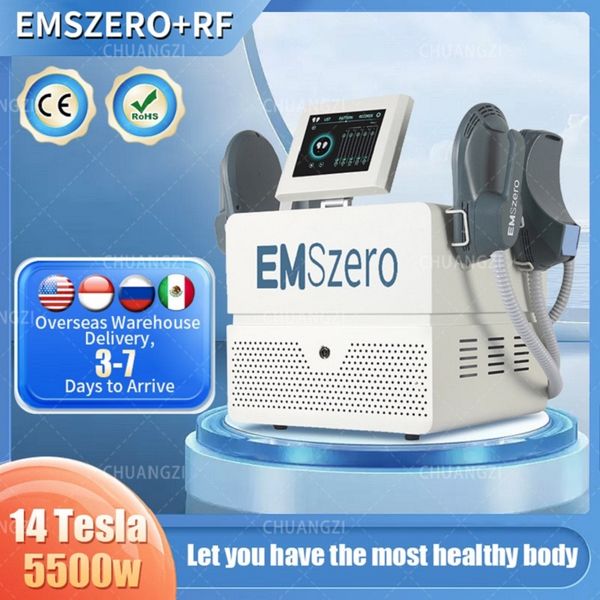 Image of ENH 868413884 hi-emt electromagnetic emsslim rf ems sculpt fat removal slimming equipment emszero neo rf muscle stimulation body machine