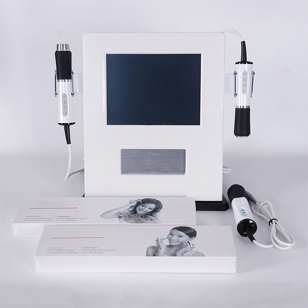 Image of ENH 868421498 3 in 1 oxygen facial machine co2 bubble exfoliate infuse oxygenate facial machine revive hydra gene oxygen
