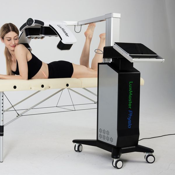 Image of ENH 868658134 pbiomodulation therapy pbmt cold laser physiotherapy device with 405nm 635nm wavelength for low back pain relief