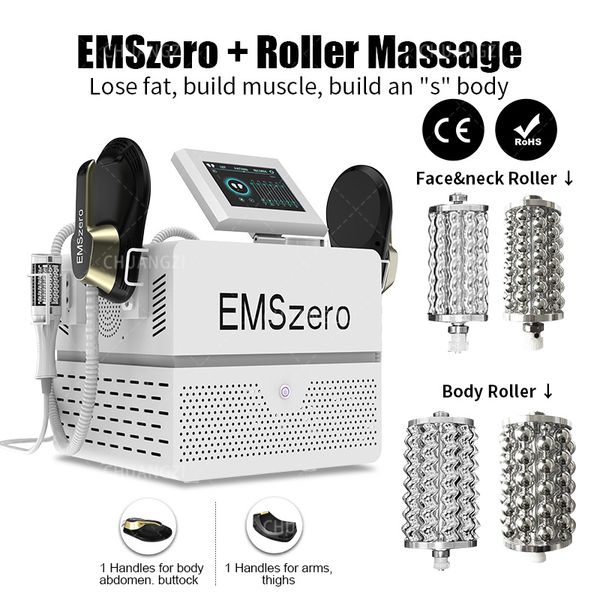 Image of ENH 868841750 hi-emt electromagnetic emsslim rf and roller fat removal slimming equipment emszero neo rf muscle stimulation body machine
