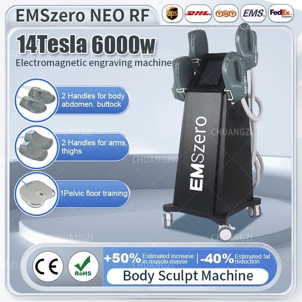 Image of ENH 872770390 14 tesla emszero neo slimming body sculpting machine nova ems electro stimulation body muscle sculpt butt build neo 2023