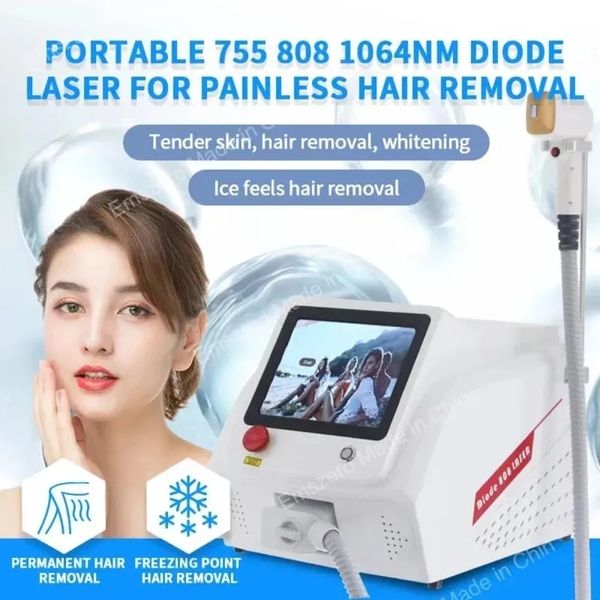 Image of ENH 873223852 1200w 2000w painless 808 laser power permanent hair removal 808 755 1064 diode laser beauty machine
