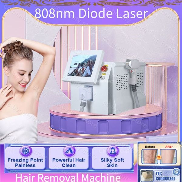 Image of ENH 873799078 factory price permanent depilation machine 3 wavelength 755 808 1064 diode laser 808nm hair removal machine remove hair laser